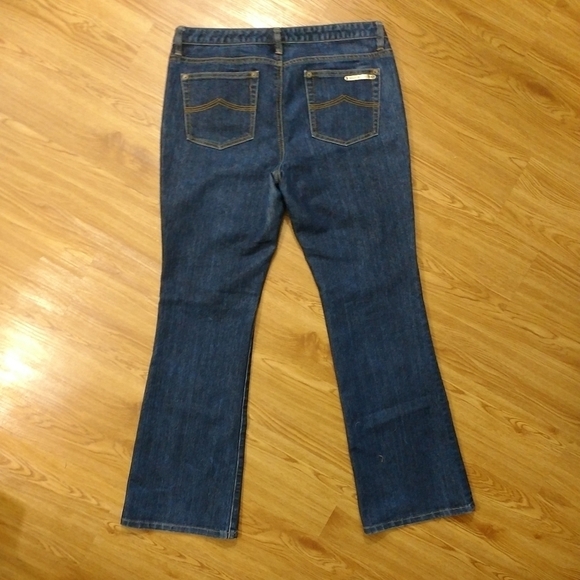 Michael Kors Dark Wash Boot Cut Jeans - Picture 9 of 9